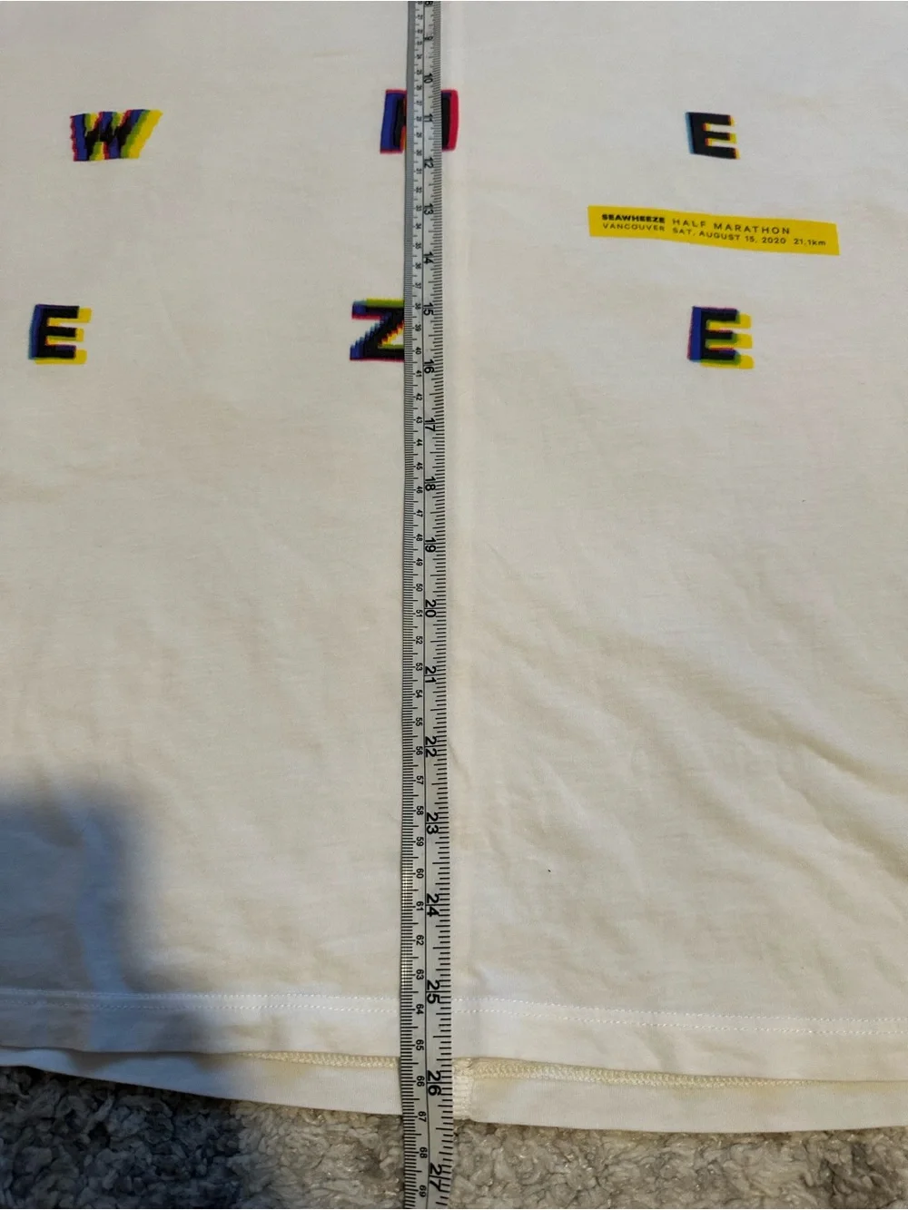 Lululemon SeaWheeze 2020 Vancouver Graphic Tee White Approx M/L Size